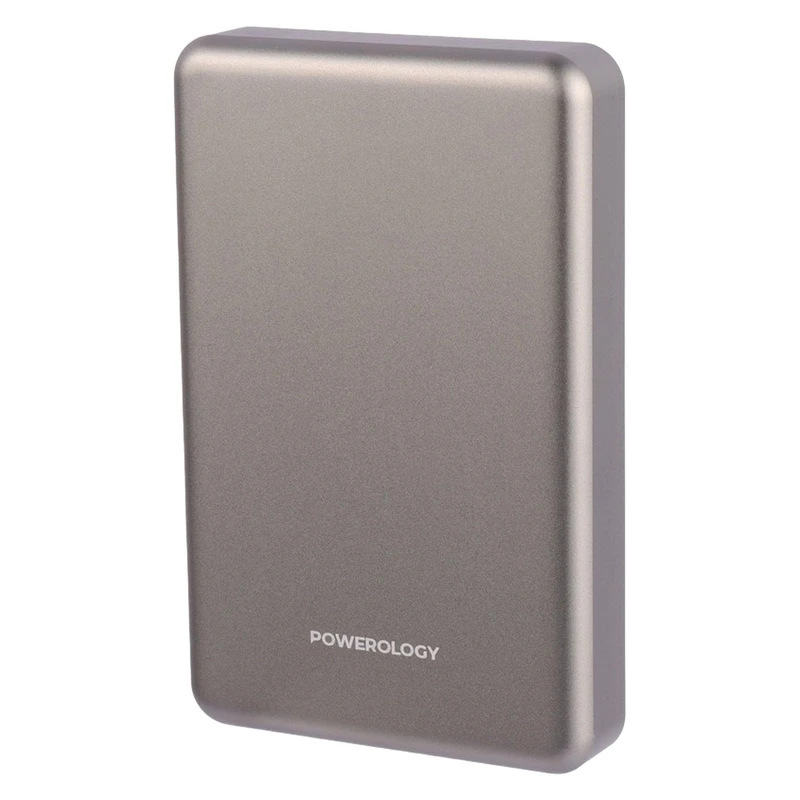 پاوربانک پاورولوجی مدل MAGSAFE ALUMINUM ظرفیت 10000 میلی آمپر ساعت