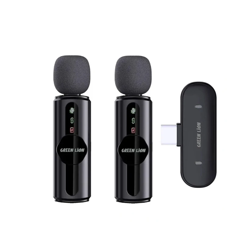 میکروفون یقهای بیسیم گرین لاین مدل GM-76X با حذف نویز 3 سطحی