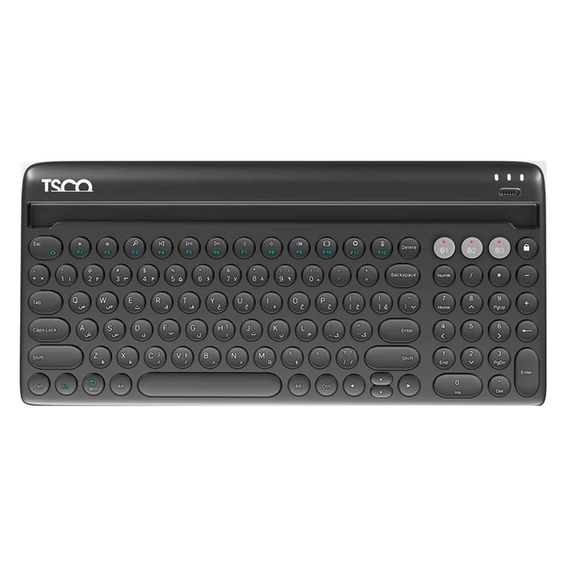 کیبورد بلوتوثی تسکو TK-7322 Full-Size | تایپ روان و بیسیم